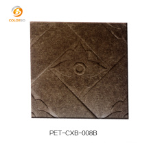 Colorful Pattern Embossed Acoustic Polyester Fiber Panel